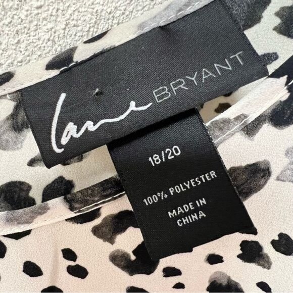 Lane Bryant Loose Flowing Chetah Print Top Sz 18/20 - Picture 2 of 6